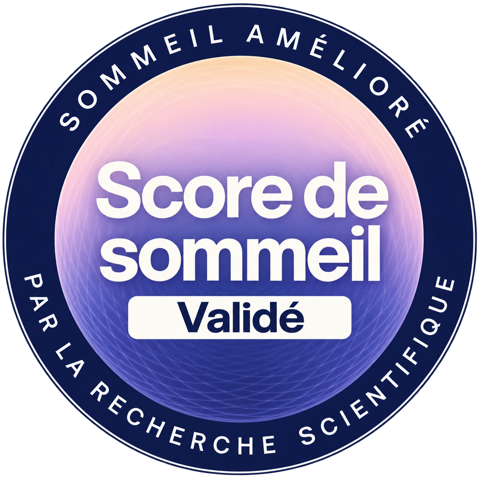 Badge Score de sommeil validé